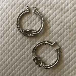 Silver Hoops